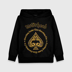 Толстовка-худи детская Motorhead золото, цвет: 3D-черный