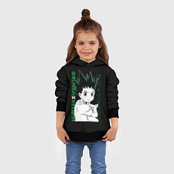 Толстовка-худи детская Гон Фрикс Хантер х Хантер, цвет: 3D-черный — фото 2