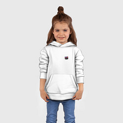 Толстовка-худи детская Mercedes amg, цвет: 3D-белый — фото 2