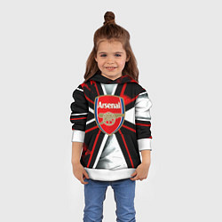 Толстовка-худи детская Arsenal umbrella corp, цвет: 3D-белый — фото 2