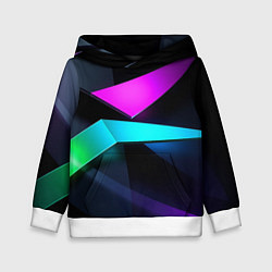 Детская толстовка Neon colored geometric