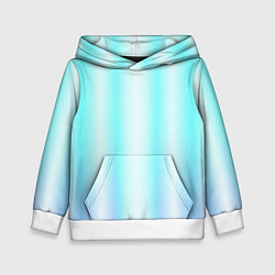 Детская толстовка Neon white blue lines