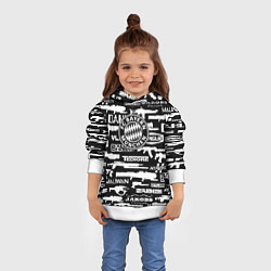 Толстовка-худи детская ФК Манчестер Юнайтед, цвет: 3D-белый — фото 2