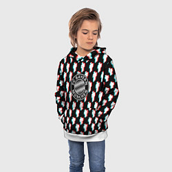 Толстовка-худи детская Бавария Мюнхен люди, цвет: 3D-белый — фото 2