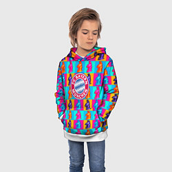 Толстовка-худи детская Fortnite x Bayern, цвет: 3D-белый — фото 2