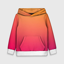 Детская толстовка Color orange pink