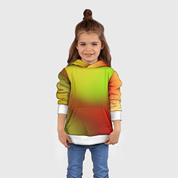 Толстовка-худи детская Color multicolored gradient, цвет: 3D-белый — фото 2