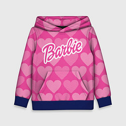 Толстовка-худи детская Barbie, цвет: 3D-синий