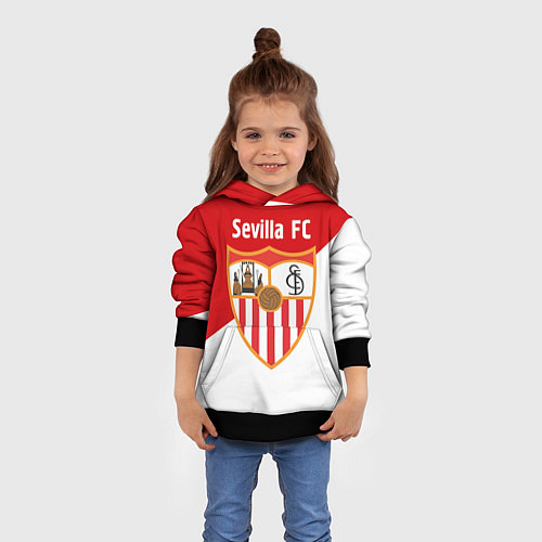Детская толстовка Sevilla FC / 3D-Черный – фото 4