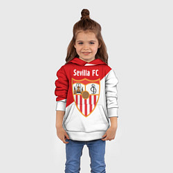 Толстовка-худи детская Sevilla FC, цвет: 3D-белый — фото 2