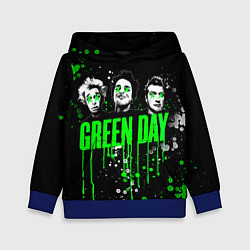 Толстовка-худи детская Green Day: Acid Colour, цвет: 3D-синий