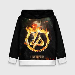 Толстовка-худи детская Linkin Park: Burning the skies, цвет: 3D-белый