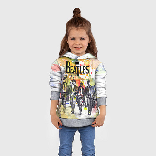 Детская толстовка The Beatles: Colour Spray / 3D-Меланж – фото 4