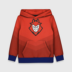 Толстовка-худи детская G2 eSports Uniform, цвет: 3D-синий