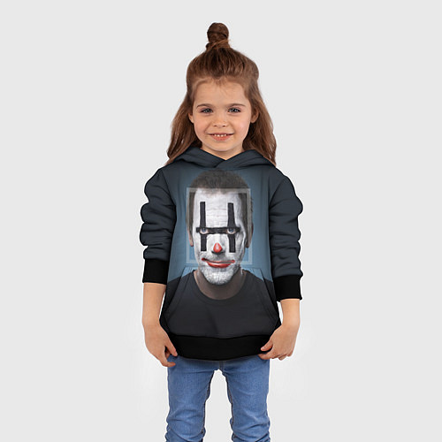 Детская толстовка Clown House MD / 3D-Черный – фото 4