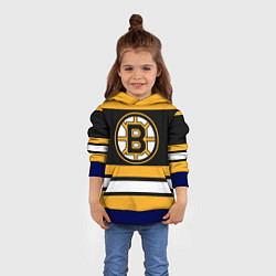Толстовка-худи детская Boston Bruins, цвет: 3D-синий — фото 2