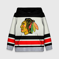 Толстовка-худи детская Chicago Blackhawks, цвет: 3D-меланж