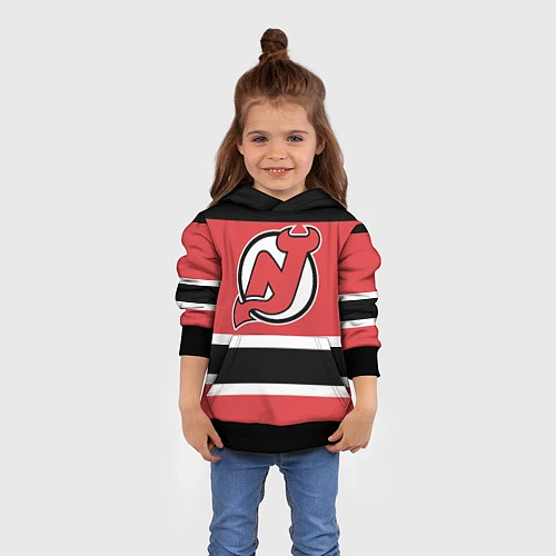 Детская толстовка New Jersey Devils / 3D-Черный – фото 4