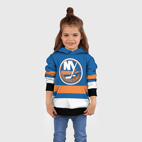 Детская толстовка New York Islanders / 3D-Черный – фото 4