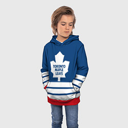Толстовка-худи детская Toronto Maple Leafs, цвет: 3D-красный — фото 2