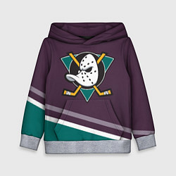 Толстовка-худи детская Anaheim Ducks Selanne, цвет: 3D-меланж