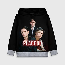 Толстовка-худи детская Placebo Guys, цвет: 3D-меланж