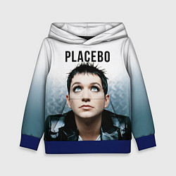 Толстовка-худи детская Placebo: Brian Molko цвета 3D-синий — фото 1