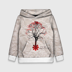 Толстовка-худи детская RHCP: Red Tree, цвет: 3D-белый
