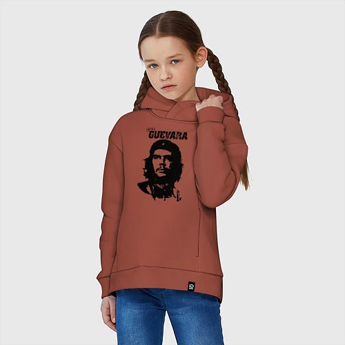 Детское худи оверсайз Che Guevara / Кирпичный – фото 3