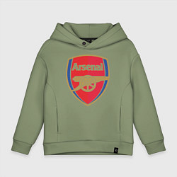 Толстовка оверсайз детская Arsenal FC, цвет: авокадо