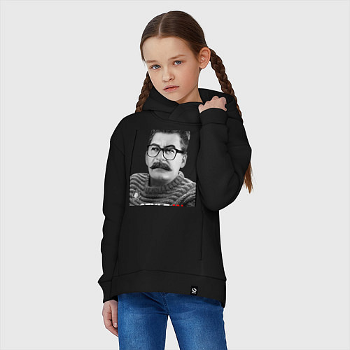 Детское худи оверсайз Stalin: Style in / Черный – фото 3