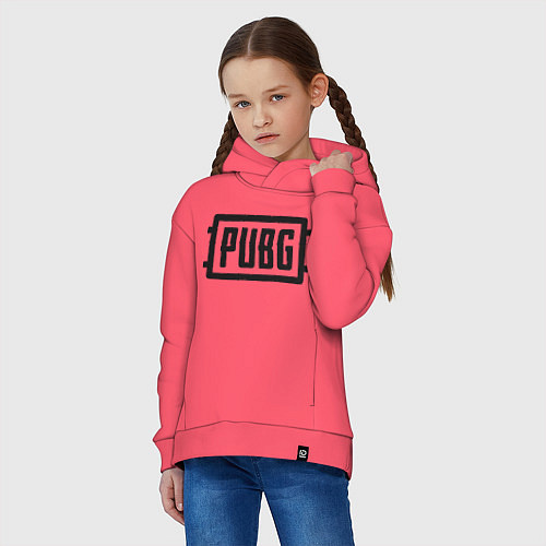 Детское худи оверсайз PUBG / Коралловый – фото 3