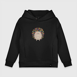 Детское худи оверсайз Hedgehog: give me a hug