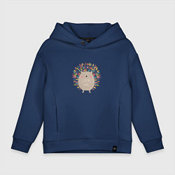 Детское худи оверсайз Hedgehog: give me a hug