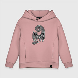 Детское худи оверсайз Кот3