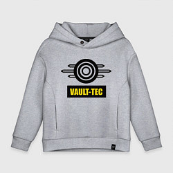 Толстовка оверсайз детская Vault-tec, цвет: меланж