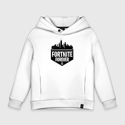 Толстовка оверсайз детская Fortnite Forever, цвет: белый