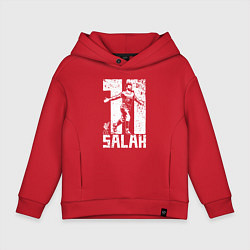 Толстовка оверсайз детская Salah 11, цвет: красный