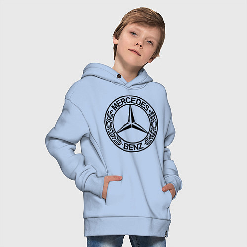 Детское худи оверсайз Mercedes-Benz / Мягкое небо – фото 4
