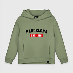 Детское худи оверсайз FC Barcelona Est. 1899