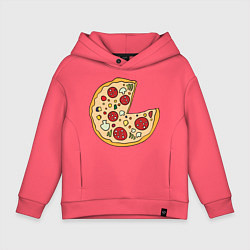 Детское худи оверсайз Пицца парная