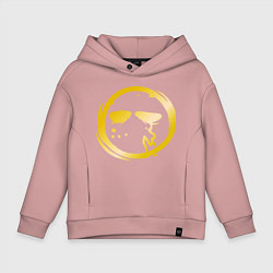 Толстовка оверсайз детская Danny, цвет: пыльно-розовый