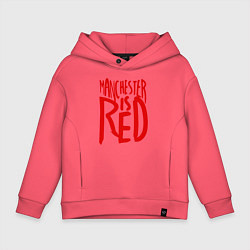 Детское худи оверсайз Manchester is Red