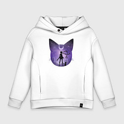 Толстовка оверсайз детская Pretty Soldier Sailor Moon, цвет: белый