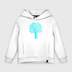 Детское худи оверсайз Cyberpunk 2077: Blue Tree