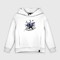 Толстовка оверсайз детская Hollow Knight, цвет: белый