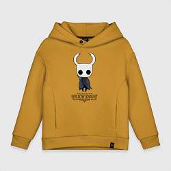 Толстовка оверсайз детская Hollow Knight, цвет: горчичный