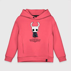 Толстовка оверсайз детская Hollow Knight, цвет: коралловый