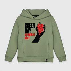 Детское худи оверсайз Green Day: American idiot