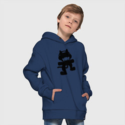 Толстовка оверсайз детская MONSTERCAT, цвет: тёмно-синий — фото 2
